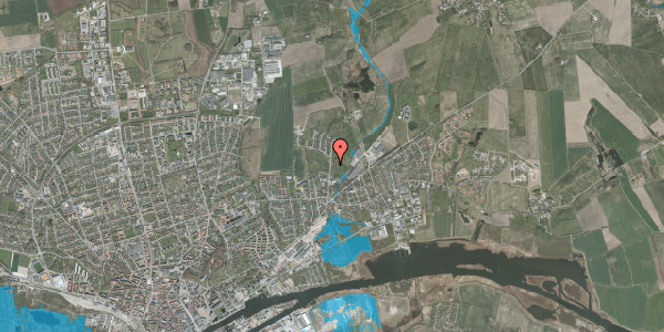 Oversvømmelsesrisiko fra vandløb på Rismøllegade 22, 8930 Randers NØ