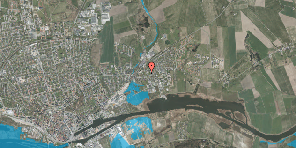 Oversvømmelsesrisiko fra vandløb på Runddelsvej 17, 8930 Randers NØ