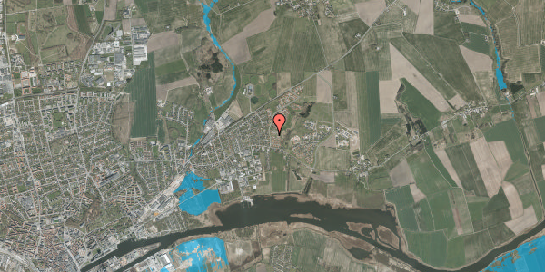 Oversvømmelsesrisiko fra vandløb på Safirdalen 3, 8930 Randers NØ