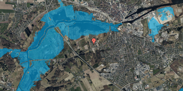 Oversvømmelsesrisiko fra vandløb på Skovgårdsvej 5, 8940 Randers SV