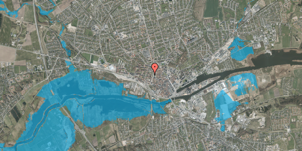 Oversvømmelsesrisiko fra vandløb på Slyngborggade 17, 2. th, 8900 Randers C