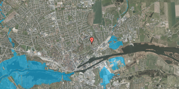 Oversvømmelsesrisiko fra vandløb på Stadfeldtsvej 27, 2. th, 8930 Randers NØ
