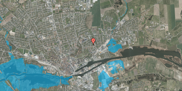 Oversvømmelsesrisiko fra vandløb på Stadfeldtsvej 32, 1. tv, 8930 Randers NØ