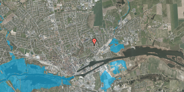 Oversvømmelsesrisiko fra vandløb på Stadfeldtsvej 41, 1. tv, 8930 Randers NØ