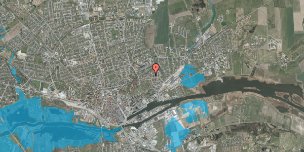 Oversvømmelsesrisiko fra vandløb på Stadfeldtsvej 49, 8930 Randers NØ