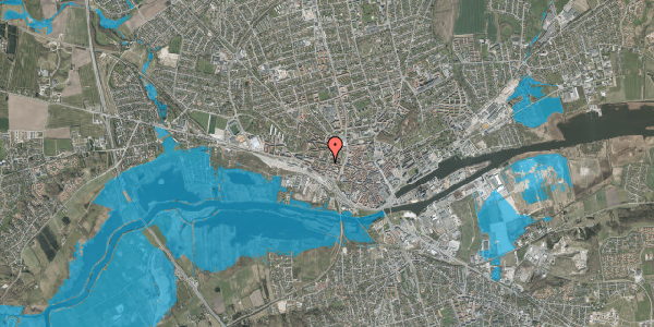 Oversvømmelsesrisiko fra vandløb på Steen Blichers Gade 3A, st. th, 8900 Randers C
