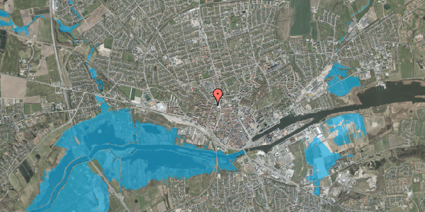Oversvømmelsesrisiko fra vandløb på Steen Blichers Gade 29, 3. tv, 8900 Randers C