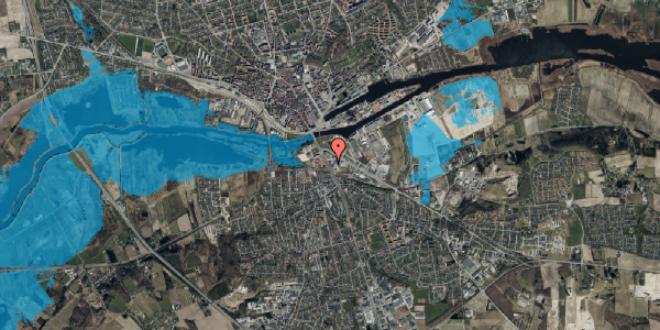 Oversvømmelsesrisiko fra vandløb på Strømmen 25, 3. , 8960 Randers SØ