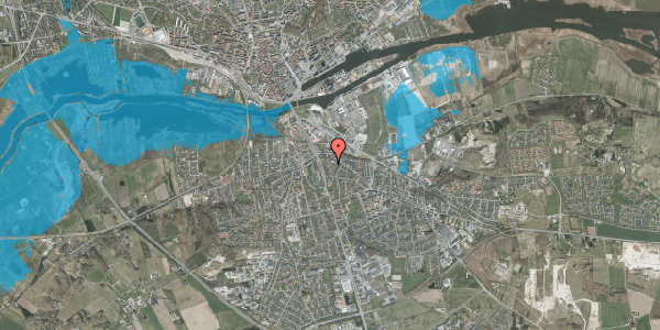 Oversvømmelsesrisiko fra vandløb på Svend Trøst Vej 7, 8960 Randers SØ