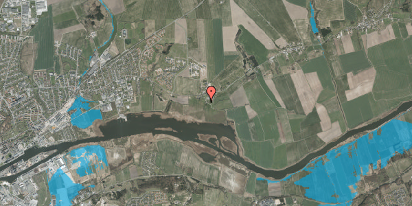 Oversvømmelsesrisiko fra vandløb på Tjærbyvej 194, 8930 Randers NØ