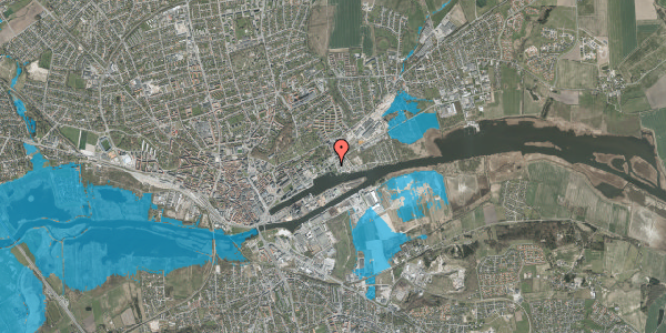 Oversvømmelsesrisiko fra vandløb på Toldbodgade 18, 3. 13, 8930 Randers NØ