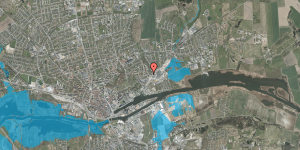 Oversvømmelsesrisiko fra vandløb på Udbyhøjvej 29, 1. th, 8930 Randers NØ