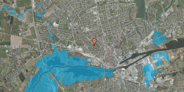 Oversvømmelsesrisiko fra vandløb på Vester Altanvej 32, 4. th, 8900 Randers C