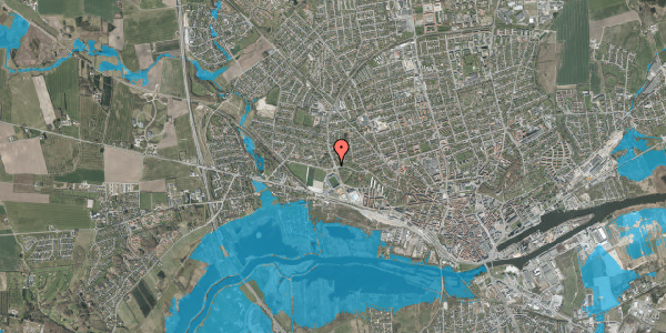 Oversvømmelsesrisiko fra vandløb på Vester Boulevard 5, 8920 Randers NV