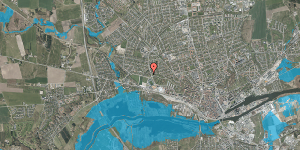 Oversvømmelsesrisiko fra vandløb på Vester Boulevard 7, 8920 Randers NV