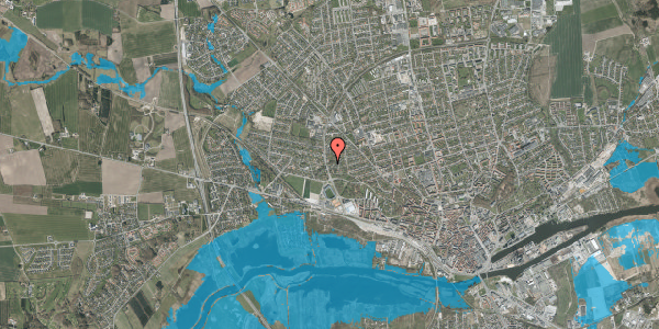 Oversvømmelsesrisiko fra vandløb på Vester Boulevard 18, 8920 Randers NV