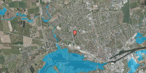 Oversvømmelsesrisiko fra vandløb på Vester Boulevard 24, 8920 Randers NV