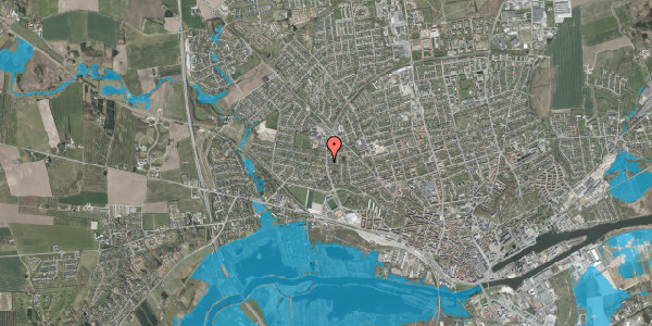 Oversvømmelsesrisiko fra vandløb på Vester Boulevard 31, 8920 Randers NV