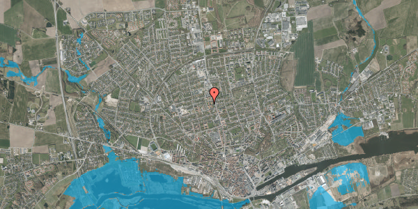 Oversvømmelsesrisiko fra vandløb på Ymersvej 32, 1. tv, 8920 Randers NV