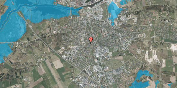 Oversvømmelsesrisiko fra vandløb på Aalborggade 76, 8940 Randers SV