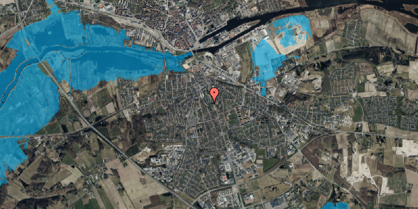 Oversvømmelsesrisiko fra vandløb på Århusvej 20, 2. mf, 8940 Randers SV