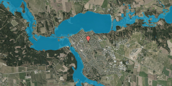 Oversvømmelsesrisiko fra vandløb på Agnetevej 14, 8680 Ry