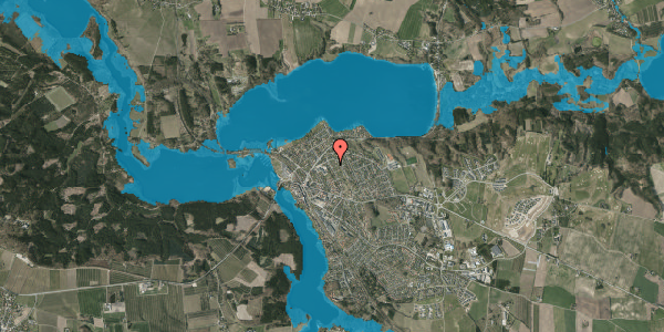 Oversvømmelsesrisiko fra vandløb på Agnetevej 28, 8680 Ry