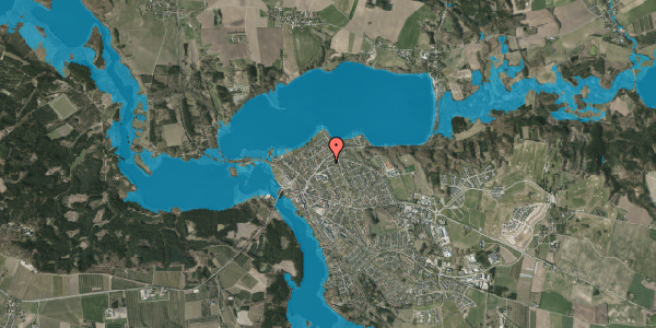 Oversvømmelsesrisiko fra vandløb på Agnetevej 38, 8680 Ry