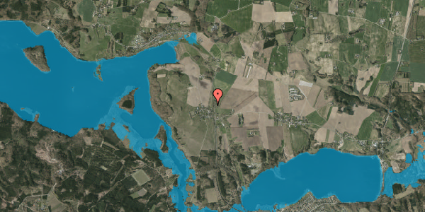 Oversvømmelsesrisiko fra vandløb på Alling Gyde 12, 8680 Ry