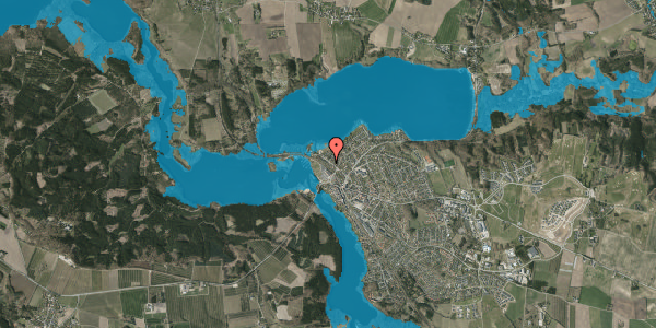 Oversvømmelsesrisiko fra vandløb på Allingvej 13, 8680 Ry