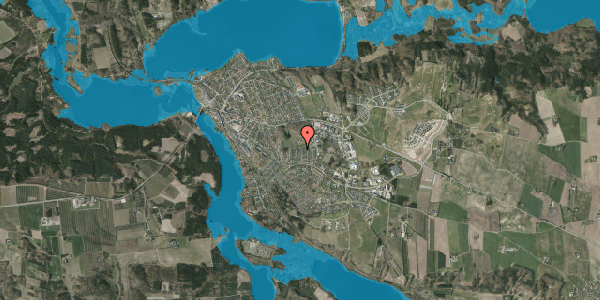 Oversvømmelsesrisiko fra vandløb på Anemonevej 13, 8680 Ry