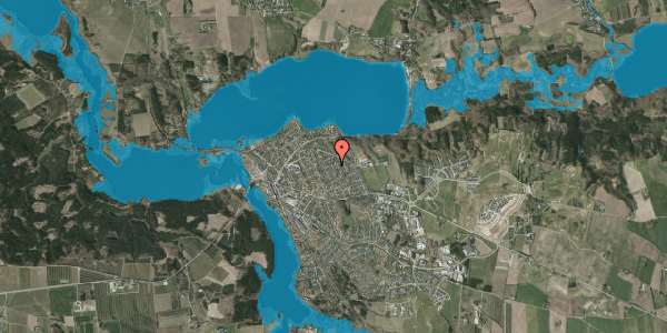 Oversvømmelsesrisiko fra vandløb på Baldersvej 6, 8680 Ry