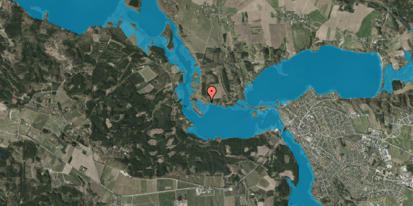 Oversvømmelsesrisiko fra vandløb på Birkhedevej 11, 8680 Ry