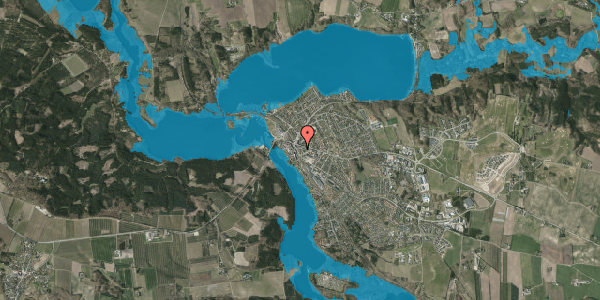 Oversvømmelsesrisiko fra vandløb på Bodalsvej 13, 8680 Ry