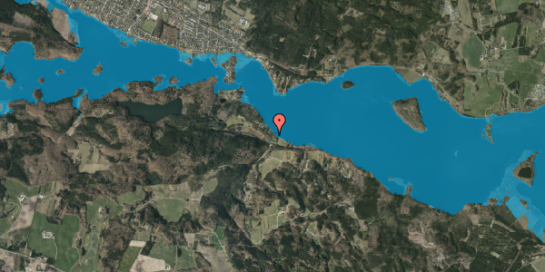 Oversvømmelsesrisiko fra vandløb på Bøgedalsvej 32, 8680 Ry