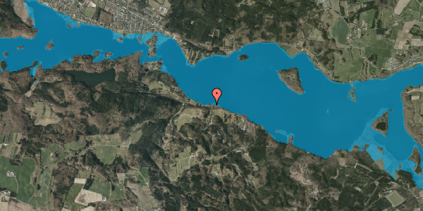 Oversvømmelsesrisiko fra vandløb på Bøgedalsvej 44, 8680 Ry