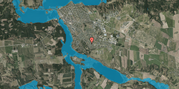 Oversvømmelsesrisiko fra vandløb på Bøgevej 23, 8680 Ry