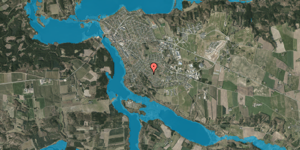 Oversvømmelsesrisiko fra vandløb på Egevej 24, 8680 Ry