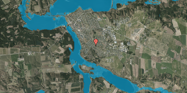 Oversvømmelsesrisiko fra vandløb på Egevej 27, 8680 Ry