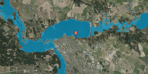 Oversvømmelsesrisiko fra vandløb på Fasanvej 3, 8680 Ry