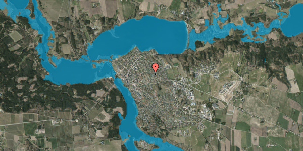 Oversvømmelsesrisiko fra vandløb på Fjeldstedsvej 7, 8680 Ry