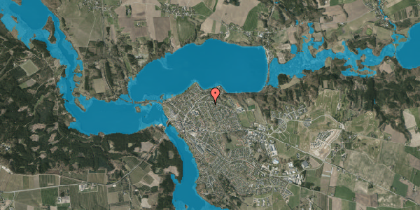 Oversvømmelsesrisiko fra vandløb på Fjeldstedsvej 43, 8680 Ry