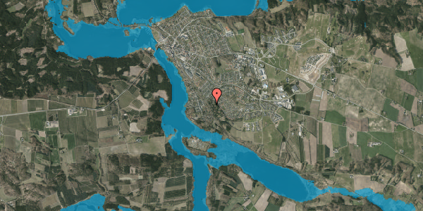 Oversvømmelsesrisiko fra vandløb på Fyrrevej 2, 8680 Ry