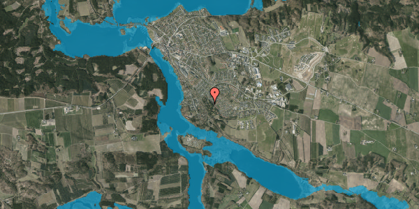 Oversvømmelsesrisiko fra vandløb på Fyrrevej 13, 8680 Ry