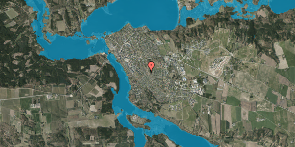 Oversvømmelsesrisiko fra vandløb på Gartnervænget 11, 8680 Ry