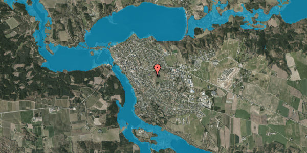 Oversvømmelsesrisiko fra vandløb på Gartnervænget 66A, 8680 Ry
