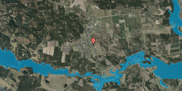 Oversvømmelsesrisiko fra vandløb på Gerstedvej 5, 8680 Ry