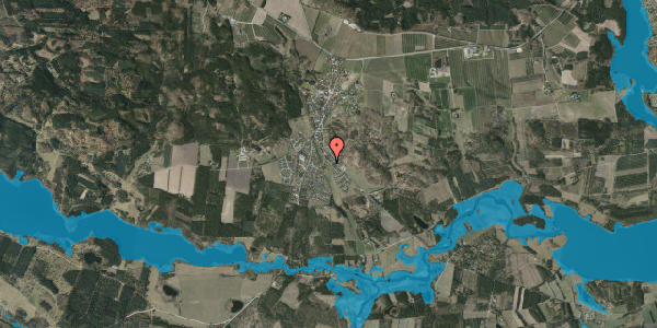 Oversvømmelsesrisiko fra vandløb på Gerstedvej 6, 8680 Ry