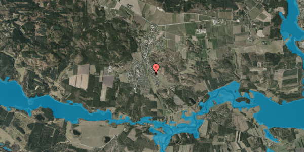 Oversvømmelsesrisiko fra vandløb på Gerstedvej 12, 8680 Ry