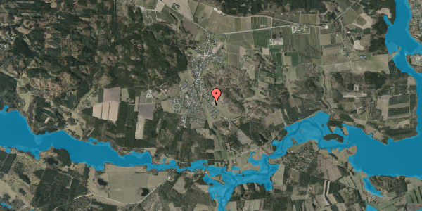 Oversvømmelsesrisiko fra vandløb på Gerstedvej 17, 8680 Ry